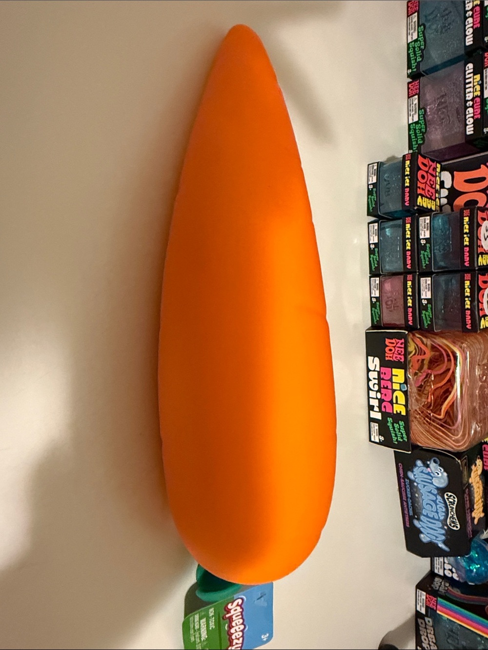 Jumbo Carrot Squish - Squeezy Brand